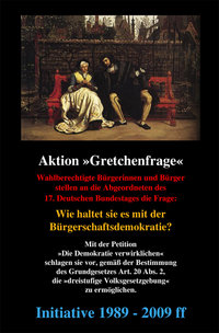 Aktion »Gretchenfrage«