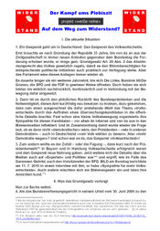 Manifest - Widerstand - Weiße Nelke